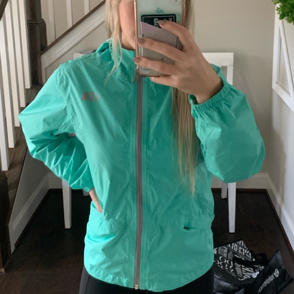 Teal North Face Windbreaker - Picture 2 of 4